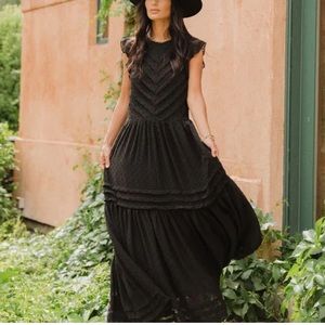 Ulysses Maxi Dress in Black